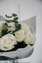 Load image into Gallery viewer, Dozen White Roses