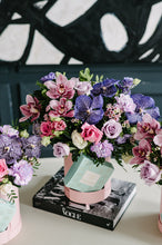 Load image into Gallery viewer, Hat Box with Macarons - Purple Gem