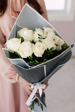 Load image into Gallery viewer, Dozen White Roses