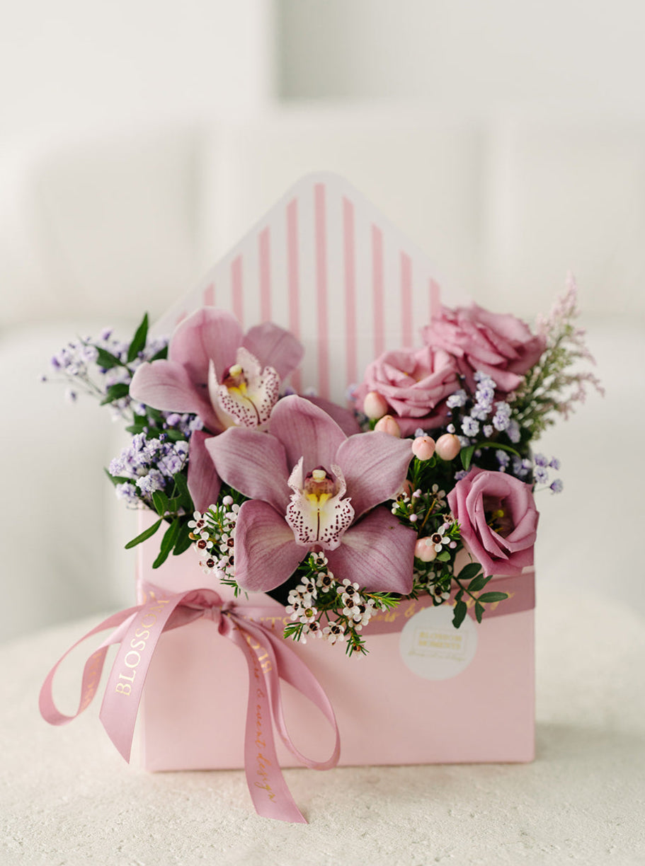 Love You Mom Floral Letter
