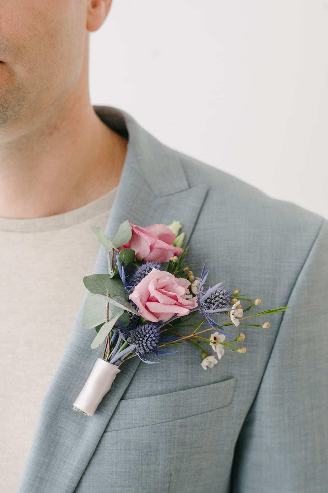 Prom Boutonniere and Corsage in Pink