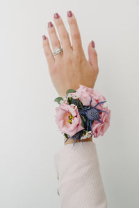 Prom Boutonniere and Corsage in Pink