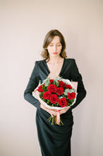 Load image into Gallery viewer, Red Romance Dozen roses