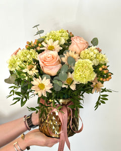 Golden Gathering Centerpiece