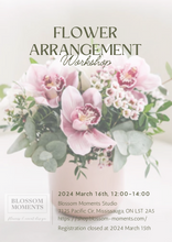 Load image into Gallery viewer, March 16, 2024: &quot;Blossoms of Empowerment: A Special Flower Workshop Celebrating International Women&#39;s Day&quot;