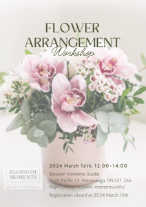 March 16, 2024: "Blossoms of Empowerment: A Special Flower Workshop Celebrating International Women's Day"