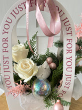 Load image into Gallery viewer, Holiday Bloom Bag White and Pink
