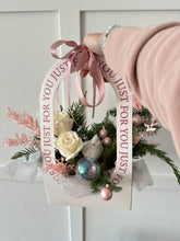 Load image into Gallery viewer, Holiday Bloom Bag White and Pink