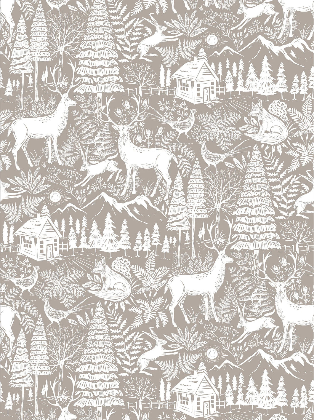 Tea Towel Forest Linent by Maison Lorrain