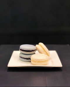 Hat Box with Macarons - Purple Gem