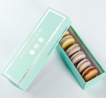 Load image into Gallery viewer, Hat Box with Macarons - Pastel Elegance