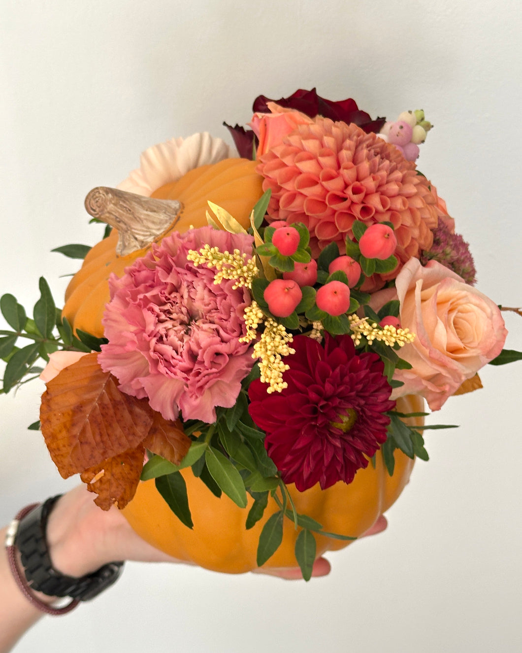 Pmpkin Bloom Arrangement Orange