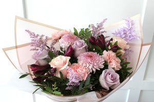 Violet Dream bouquet close up