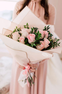 Forever in Love Pink Dozen Roses