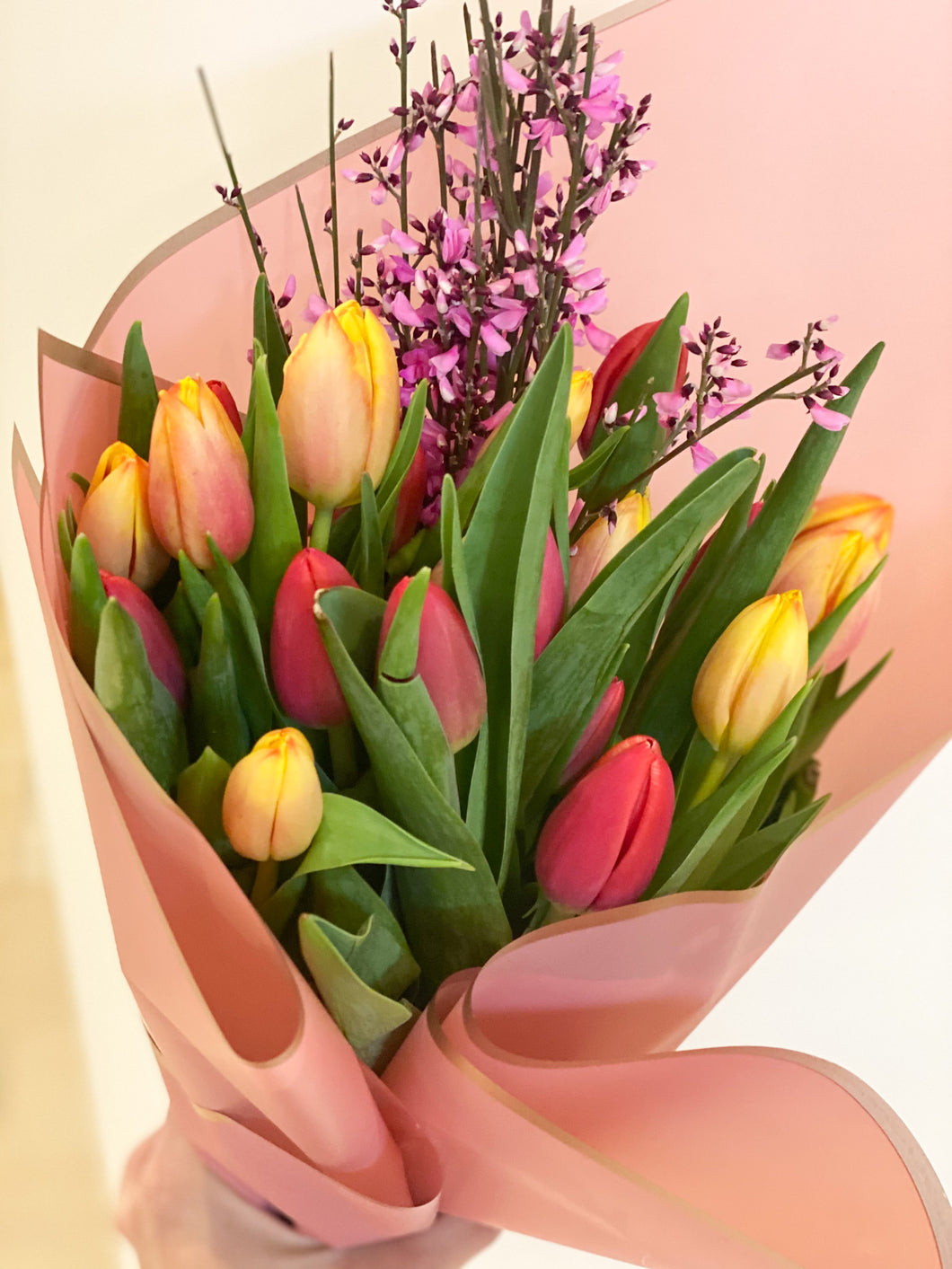 Cheerful Smile Tulip Bouquet
