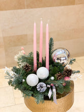 Load image into Gallery viewer, Trio Candle Holiday Centerpiece