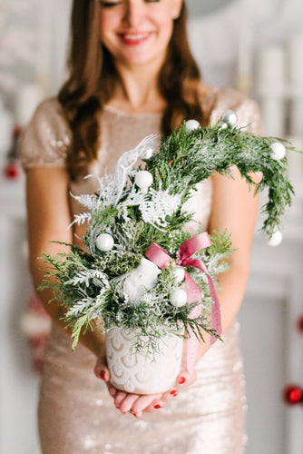 Mini Grinch Tree in Pastel