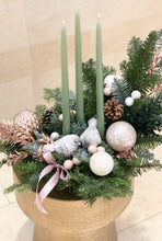 Load image into Gallery viewer, Trio Candle Holiday Centerpiece